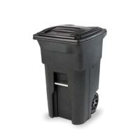 Toter EVR II 79264 Trash Can, 64 gal Capacity, Polyethylene, Greenstone, Lid Closure 