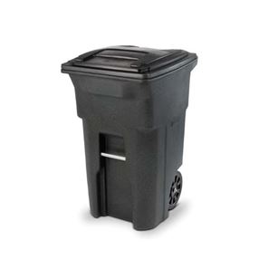 Toter EVR II 79264 Trash Can, 64 gal Capacity, Polyethylene, Greenstone, Lid Closure