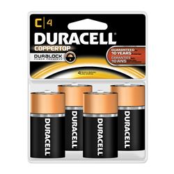 Duracell MN1400R4ZX Battery, 1.5 V Battery, 7 Ah, C Battery, Alkaline, Manganese Dioxide, Rechargeable: No 
