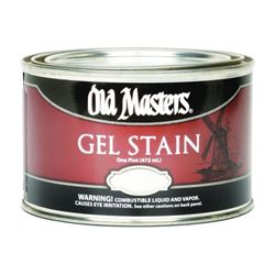 Old Masters 81408 Gel Stain, Spanish Oak, Liquid, 1 pt, Can 