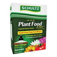 Schultz SPF45170 All-Purpose Plant Food, 8 oz Bottle, Liquid, 10-15-10 N-P-K Ratio 