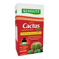 Schultz Cactus Plus SPF44300 Plant Food, 4 oz Bottle, Liquid, 2-7-7 N-P-K Ratio 