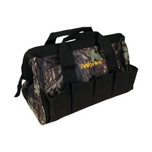 Olympia Tools 72-311 Tool Bag, 7.87 in W, 1.18 in D, 12.99 in H, 10-Pocket, Black