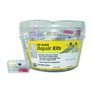 Hy-Ko KB223-BKT Eyeglass Repair Kit, Plastic, Pack of 50