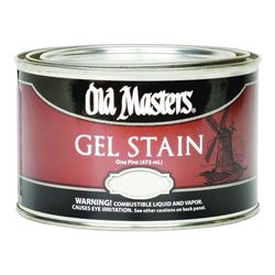 Old Masters 80208 Gel Stain, Golden Oak, Liquid, 1 pt, Can 