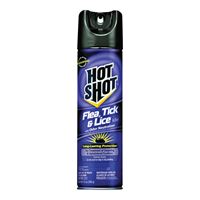 Hot Shot HG-2118 Tick and Lice Killer, Liquid, Spray Application, 14 oz, Aerosol Can 