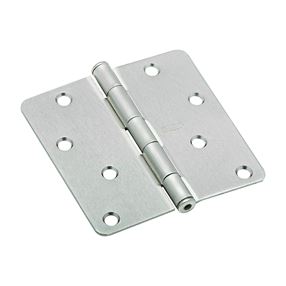 National Hardware N830-246 Door Hinge, Cold Rolled Steel, Satin Nickel, Non-Rising, Removable Pin, Full-Mortise Mounting