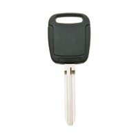 Hy-Ko 18TOY100 Chip key Blank, Brass, Nickel, For: Toyota Vehicle Locks 
