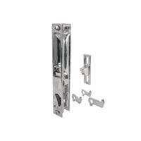 Prime-Line C 1045 Handleset, Aluminum, Chrome, For: 1 to 1-1/8 in THK Glass Sliding Doors, Mortise Lock Systems 