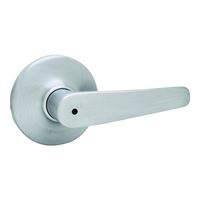 Kwikset 300DL 26DCP Privacy Lever, Satin Chrome, Zinc, Residential, Re-Key Technology: SmartKey, Reversible Hand 