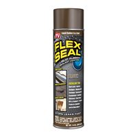 Flex Seal FSBRNR20 Rubberized Spray Coating, Brown, 14 oz, Can 