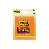 Post-it Marrakesh 3321-SSAN Super Sticky Note, Neon, 45-Sheet 