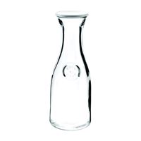 Oneida 10418 Carafe with Lid, 0.5 L Capacity, Glass, Clear, Pack of 6 
