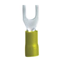 Gardner Bender 20-116 Spade Terminal, 600 V, 12 to 10 AWG Wire, #8 to 10 Stud, Yellow 