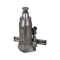 ProSource T010712 Hydraulic Bottle Jack, 12 ton, 9-3/8 to 18-7/16 in Lift, Steel, Gray 