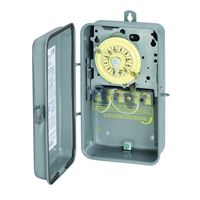 Intermatic T104R Mechanical Timer Switch, 40 A, 208/277 V, 3 W, 24 hr Time Setting, 12 On/Off Cycles Per Day Cycle 