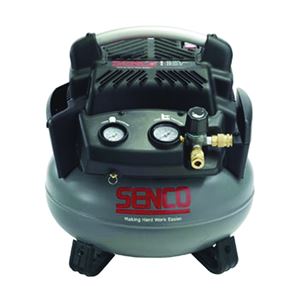 Senco PC1280 Air Compressor, Tool Only, 6 gal Tank, 1.5 hp, 115 V, 150 psi Pressure, 2.8 scfm Air