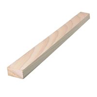 ALEXANDRIA Moulding 0Q1X2-27036C Hardwood Board, 3 ft L Nominal, 2 in W Nominal, 1 in Thick Nominal 