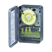 Intermatic T103 Mechanical Timer Switch, 40 A, 120 V, 3 W, 24 hr Time Setting, 12 On/Off Cycles Per Day Cycle 
