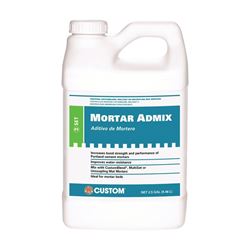 Custom AMA2 Thin-Set and Mortar Admix, Liquid, 2.5 gal, Bottle, Pack of 2 