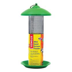 Stokes Select 38116 Wild Bird Feeder, 13 in H, 1.3 qt, Green, Powder-Coated, Hanging Mounting 