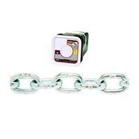 BARON PC30316SP Proof Coil Chain, 3/16 in, 150 ft L, 30 Grade, Steel, Zinc 