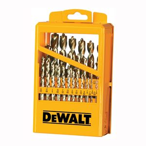 DeWALT DW1969 Drill Bit Set, High Performance, 29-Piece, Steel, Ferrous Oxide, Pack of 3
