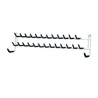 ClosetMaid 805100 Tie and Belt Rack, 15 in OAW, Steel, White, Pack of 12 