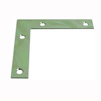 National Hardware 117BC Series N266-569 Corner Brace, 4 in L, 3/4 in W, 4 in H, Steel, Zinc, 0.07 Thick Material, Pack of 20 