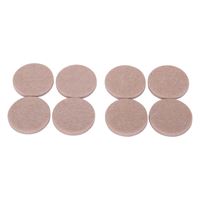 ProSource FE-S101-PS Furniture Pad, Felt Cloth, Beige, 1-1/2 in Dia, 3/16 in Thick, Round 
