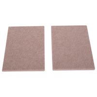ProSource FE-S105-PS Furniture Pad, Felt Cloth, Beige, 4-1/2 x 6 in Dia, 4-1/2 in W, 3/16 in Thick, Square 
