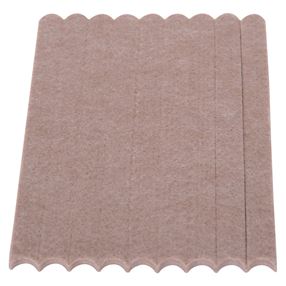 ProSource FE-S106-PS Furniture Pad, Felt Cloth, Beige, 6 x 1/2 in Dia, 1/2 in W, 3/16 in Thick, Square
