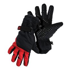 CAT CAT016203M Winter Gloves, Mens, M, Shirred Elastic Wrist Cuff, Silicone, Black 