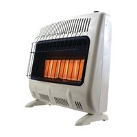 Mr. Heater F299831 Vent-Free Radiant Gas Heater, 11-1/4 in W, 27 in H, 30,000 Btu Heating, Natural Gas 