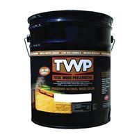 TWP 1500 Series TWP-1502-5 Stain and Wood Preservative, Redwood, Liquid, 5 gal, Can 