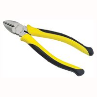 STANLEY 89-858 Diagonal Cutting Plier, 6 in OAL, 13/16 in Cutting Capacity, Black Handle, Slip-Resistant Handle 