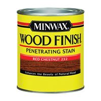 Minwax 700464444 Wood Stain, Red Chestnut, Liquid, 1 qt, Can 
