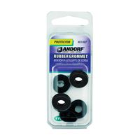 Jandorf 61497 Grommet, Rubber, Black, 3/16 in Thick Panel 