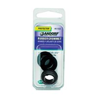 Jandorf 61502 Grommet, Rubber, Black, 9/32 in Thick Panel 
