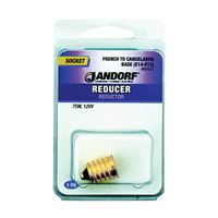 Jandorf 60427 Socket Reducer, 75 W, Brass, Gloss 