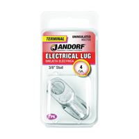 Jandorf 60769 Electrical Lug, 4 AWG Wire, 3/8 in Stud, Copper Contact 