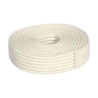M-D 71520 Caulking Cord Weatherstrip, 1/8 in Thick, 90 ft L, Synthetic Fiber, White 