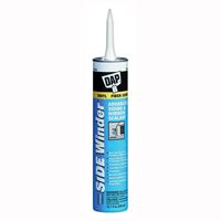 DAP 00807 Siding and Window Sealant, Light Gray, 24 hr Curing, -35 to 140 deg F, 10.1 oz Cartridge 