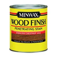 Minwax 700444444 Wood Stain, English Chestnut, Liquid, 1 qt, Can 