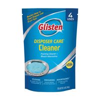 Glisten Disposer Care DP06N-PB Garbage Disposer Cleaner, 4.9 oz, Pack, Powder, Lemon, Blue 