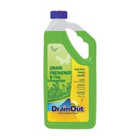 Drain OUT DOF0632N Drain Cleaner and Freshener, Liquid, Green, Citrus, 32 oz, Bottle, Pack of 6 