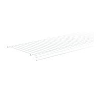 ClosetMaid SuperSlide 4714 Wire Shelf, 40 lb, 1-Level, 12 in L, 48 in W, Steel, White, Pack of 6 