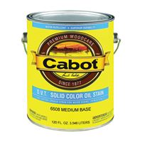 Cabot O.V.T. 140.0006508.007 Oil Stain, Medium Base, Liquid, 1 gal, Pack of 4 