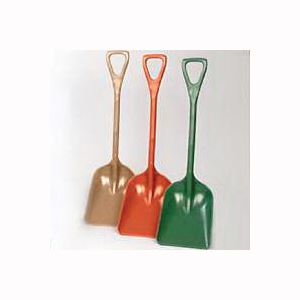 Poly Pro Tools P6981R Scoop Shovel, 11 in W Blade, 14 in L Blade, Polymer Blade, Polymer Handle, D-Shaped Handle
