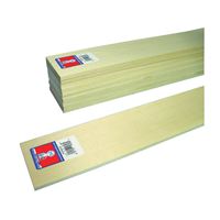 Midwest Products 4306 Basswood Sheet, 24 in L, Basswood, Pack of 5 